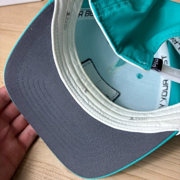 Ping Hat Cap Snapback Blue Costal Performance Golf Golfing Adjustable - Picture 7 of 10